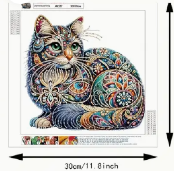 Diamond Painting Katze
